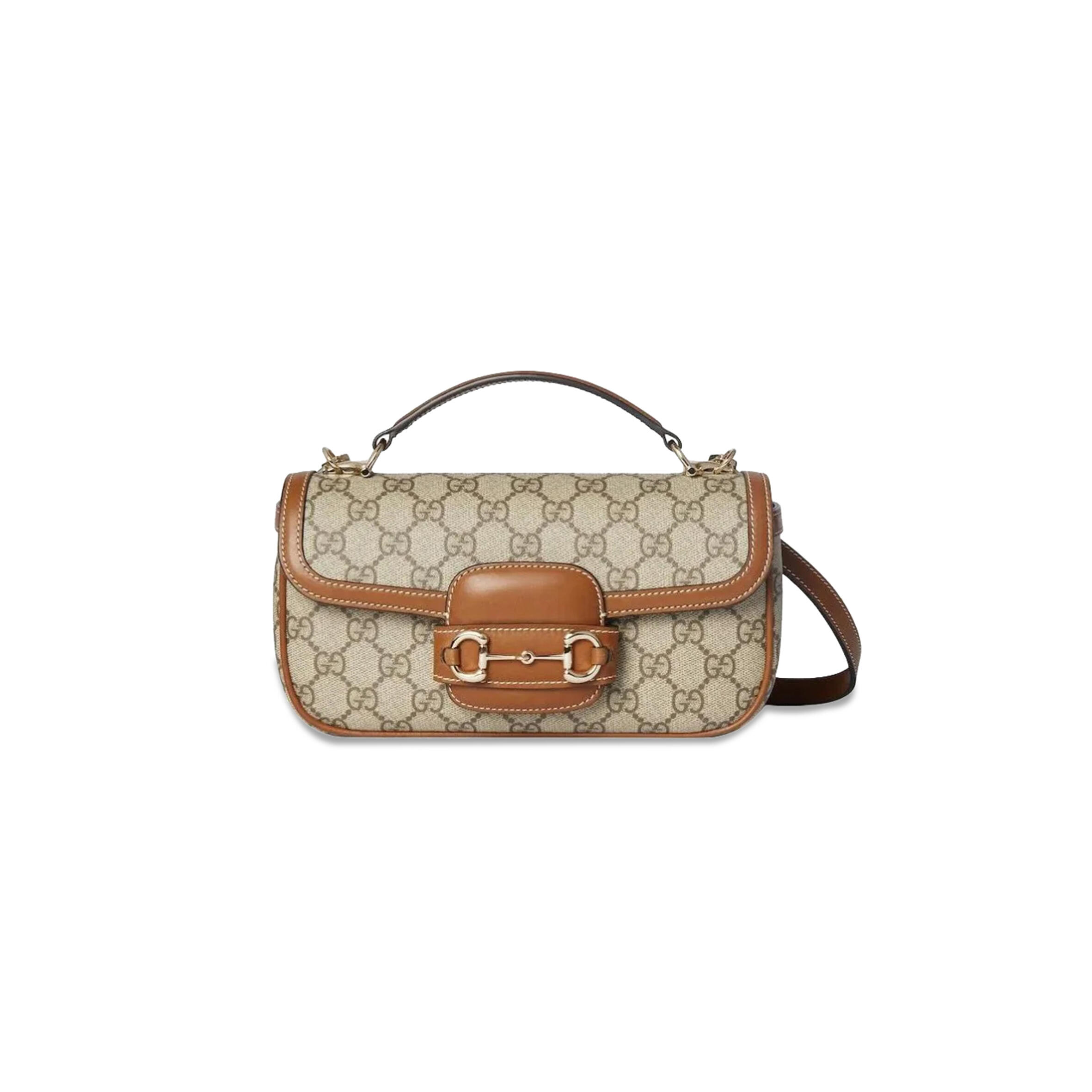 GUCCI HORSEBIT 1955 SOFT SMALL TOP HANDLE BAG 815206 (22.6*12.7*5.6cm)